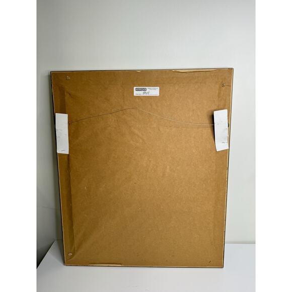 Beautiful Vintage Gold Framed Chickadee Lithograph Signed , Vintage Bird Print - Picture 7 of 9